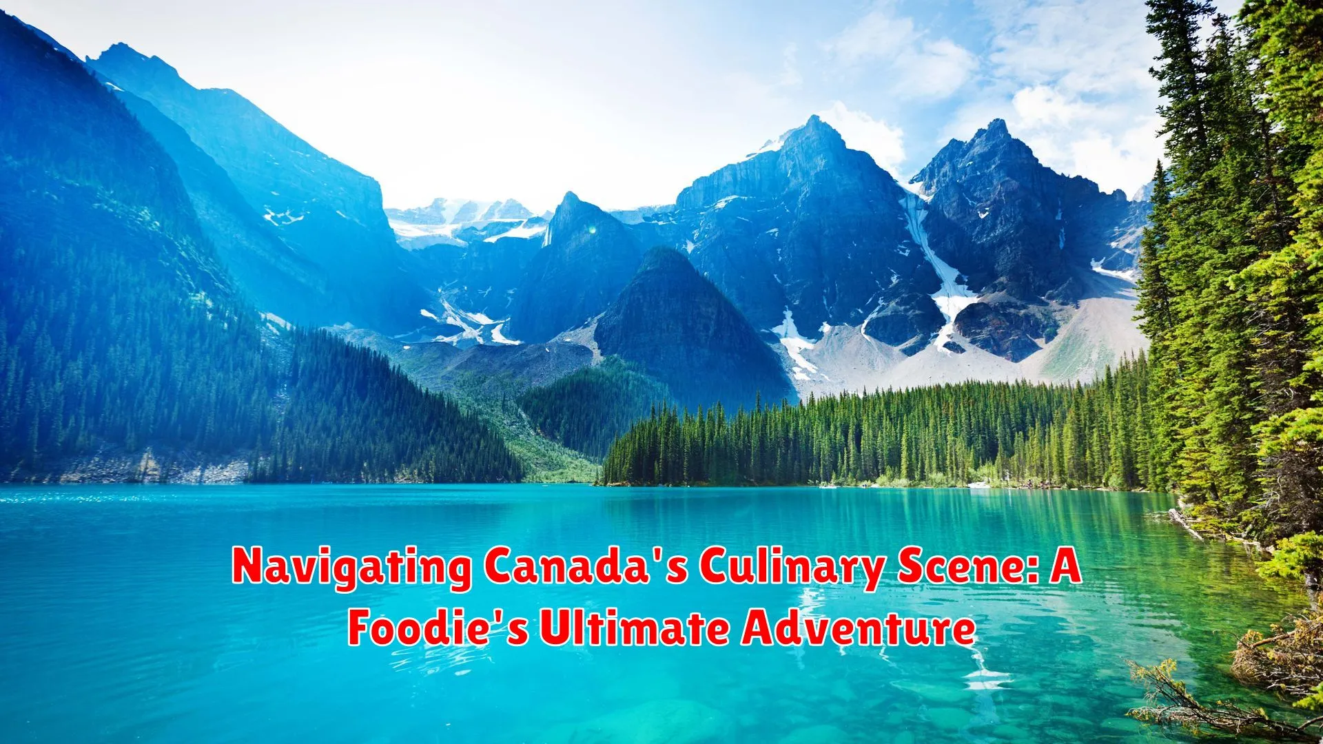 Navigating Canada's Culinary Scene: A Foodie's Ultimate Adventure