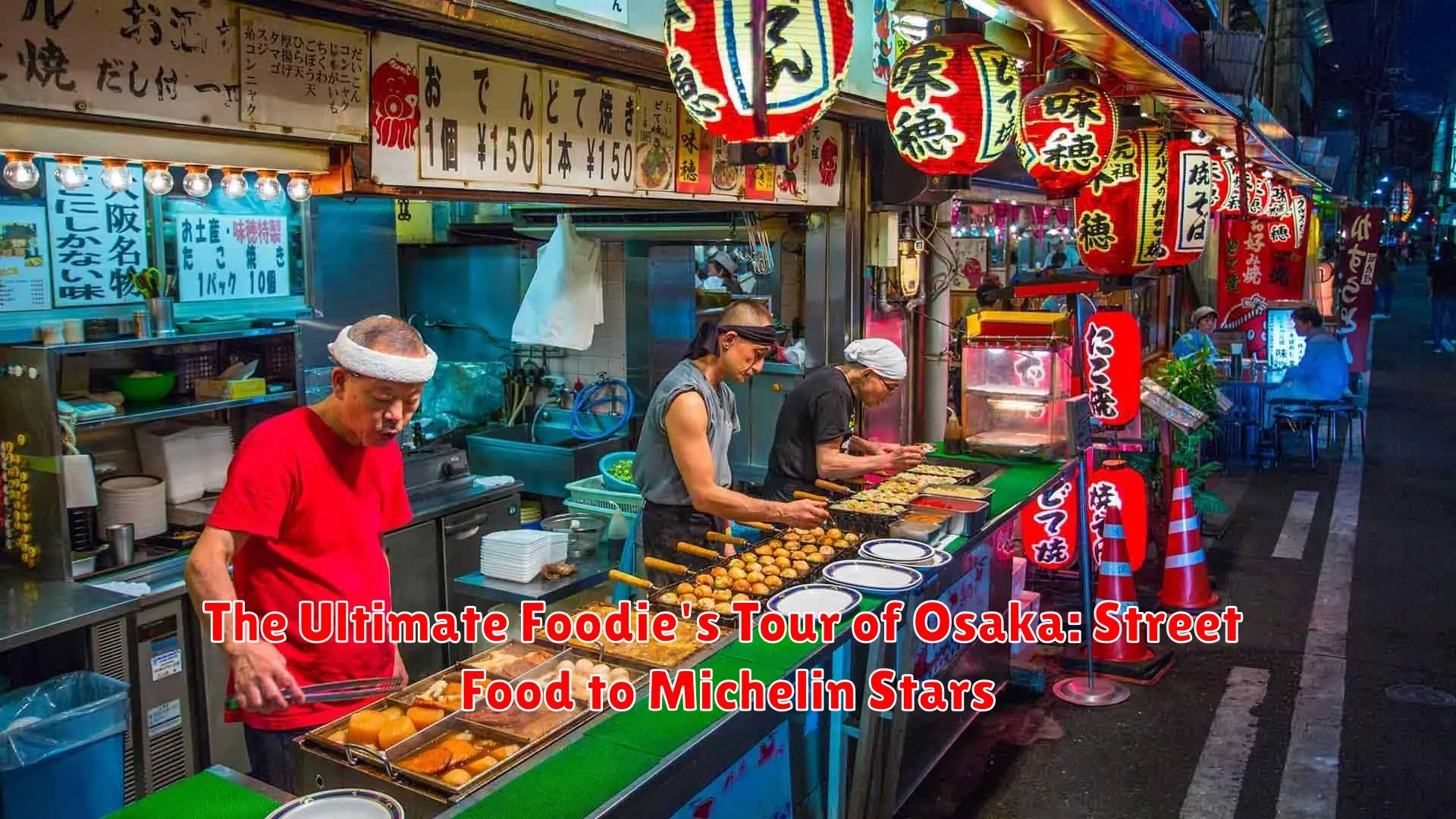 The Ultimate Foodie's Tour of Osaka: Street Food to Michelin Stars